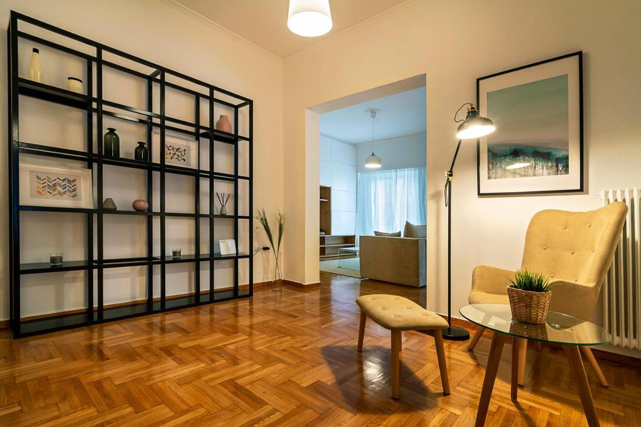 Elegant, Spacious & Minimalist Aptm W/Balcony Lejlighed Athen Eksteriør billede