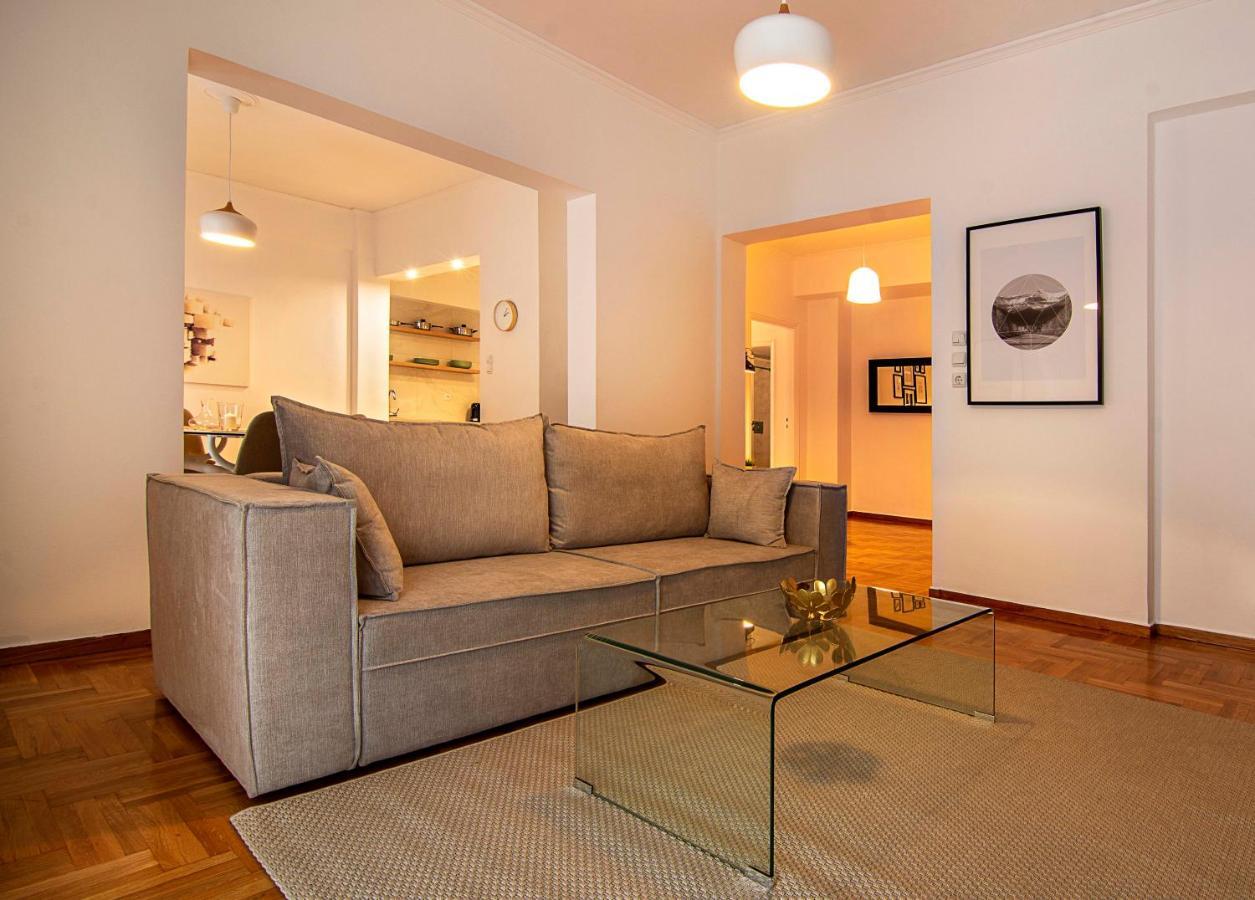 Elegant, Spacious & Minimalist Aptm W/Balcony Lejlighed Athen Eksteriør billede