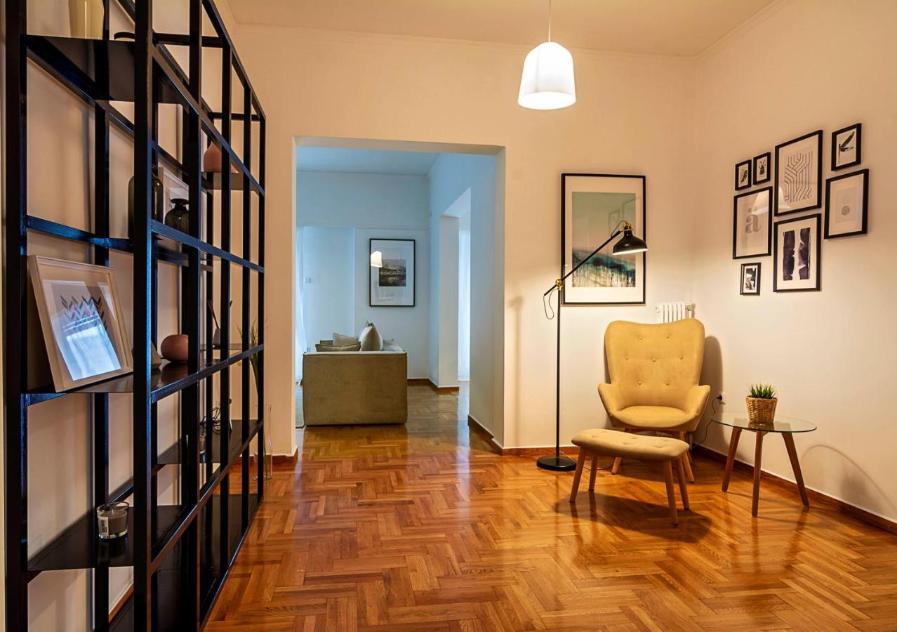 Elegant, Spacious & Minimalist Aptm W/Balcony Lejlighed Athen Eksteriør billede